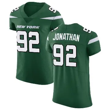 ＃92 Men's Kingsley Jonathan Green Elite New York Jets Gotham Vapor Untouchable Jersey