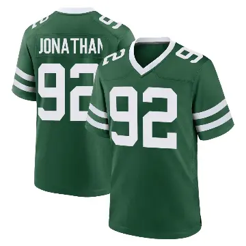＃92 Men's Kingsley Jonathan Green Game New York Jets Legacy Jersey