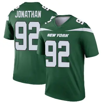 ＃92 Men's Kingsley Jonathan Green Legend New York Jets Gotham Player Jersey