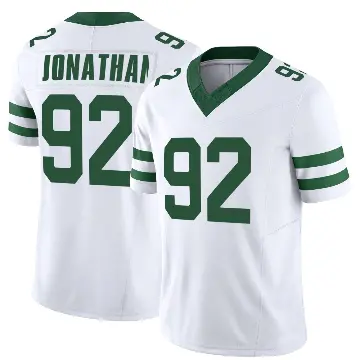 ＃92 Men's Kingsley Jonathan White Game New York Jets Legacy Jersey