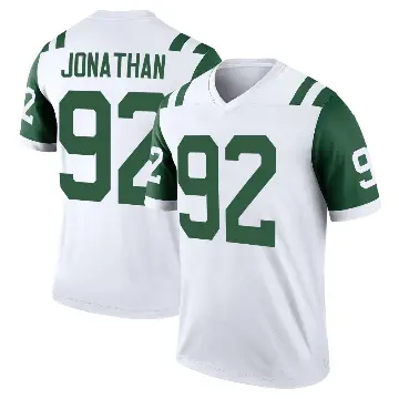 ＃92 Men's Kingsley Jonathan White Legend New York Jets Classic Alternate Jersey