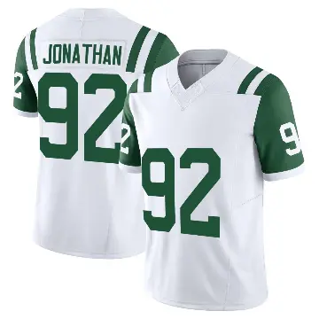 ＃92 Men's Kingsley Jonathan White Limited New York Jets Classic Alternate Vapor F.U.S.E. Jersey