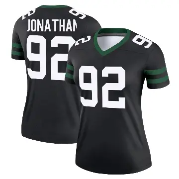 ＃92 Women's Kingsley Jonathan Black Legend New York Jets Legacy Jersey