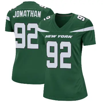 ＃92 Women's Kingsley Jonathan Green Game New York Jets Gotham Jersey
