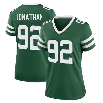 ＃92 Women's Kingsley Jonathan Green Game New York Jets Legacy Jersey