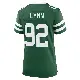＃92 Women's Nate Lynn Green Game New York Jets Legacy Jersey