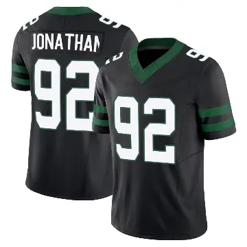 ＃92 Youth Kingsley Jonathan Black Limited New York Jets Legacy Alternate Vapor F.U.S.E. Jersey