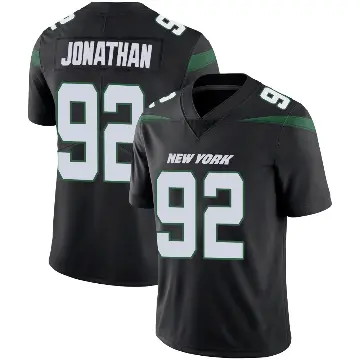 ＃92 Youth Kingsley Jonathan Black Limited New York Jets Stealth Vapor Jersey