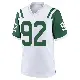 ＃92 Youth Kingsley Jonathan White Game New York Jets Classic Alternate Jersey