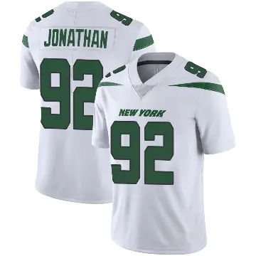 ＃92 Youth Kingsley Jonathan White Limited New York Jets Spotlight Vapor Jersey