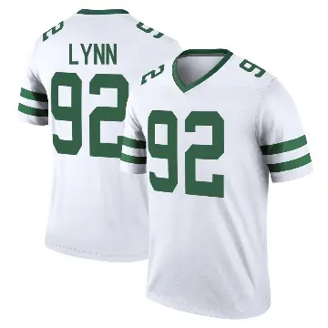 ＃92 Youth Nate Lynn White Legend New York Jets Legacy Jersey