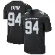 ＃94 Men's Tyler Baron Black Game New York Jets Stealth Jersey