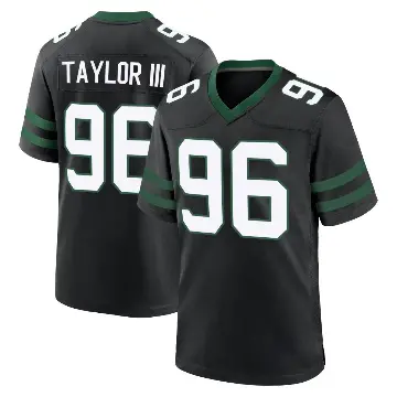 ＃96 Youth Leonard Taylor III Black Game New York Jets Legacy Alternate Jersey