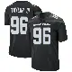 ＃96 Youth Leonard Taylor III Black Game New York Jets Stealth Jersey
