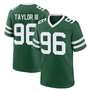 ＃96 Youth Leonard Taylor III Green Game New York Jets Legacy Jersey