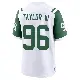＃96 Youth Leonard Taylor III White Game New York Jets Classic Alternate Jersey