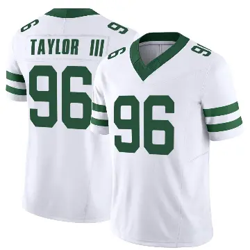 ＃96 Youth Leonard Taylor III White Game New York Jets Legacy Jersey