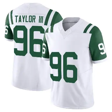 ＃96 Youth Leonard Taylor III White Limited New York Jets Classic Alternate Vapor F.U.S.E. Jersey