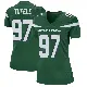 ＃97 Women's Jay Tufele Green Game New York Jets Gotham Jersey