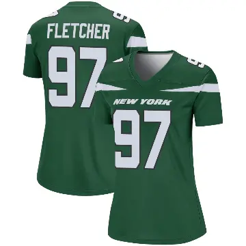＃97 Women's Michael Fletcher Green Legend New York Jets Gotham Player Jersey