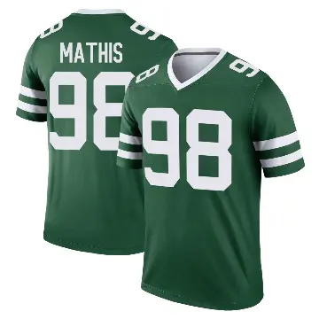 ＃98 Youth Phidarian Mathis Green Legend New York Jets Legacy Jersey