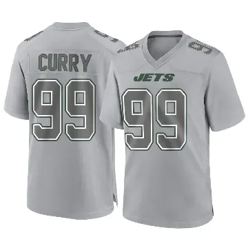 ＃99 Men's Vinny Curry Gray Game New York Jets Atmosphere Fashion Jersey