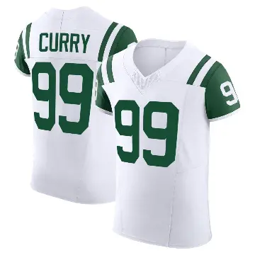 ＃99 Men's Vinny Curry White Elite New York Jets Classic Alternate Vapor F.U.S.E. Jersey