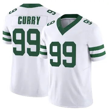 ＃99 Men's Vinny Curry White Game New York Jets Legacy Jersey